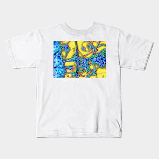 Particle tracks (A138/0006) Kids T-Shirt